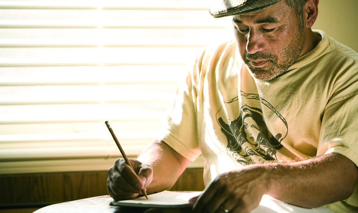 Steve Caballero i skapartagen.