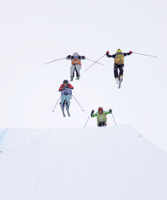Damernas Skier-X final.
