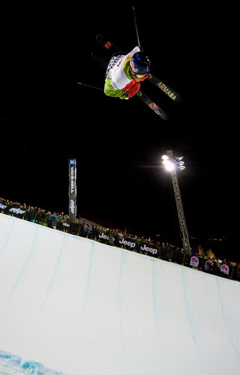 Tanner Hall fick nöja sig med silver.