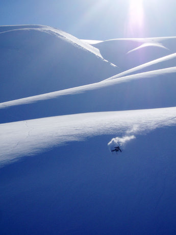 Martin lägger en stor sväng i Zagrosbergen.