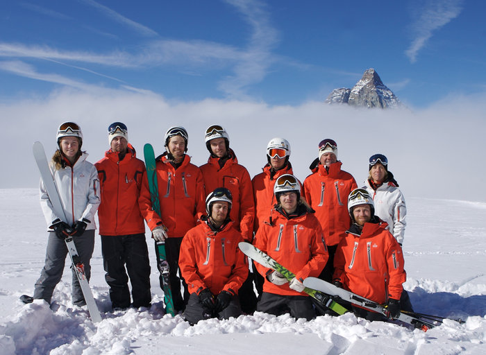 Svenska puckellandslaget i samlad tropp.