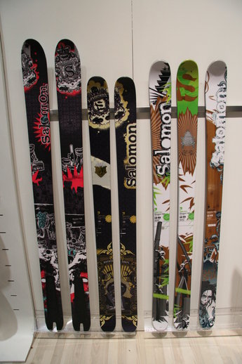 Rocker, 198 cm, 147-127-137 mm, Czar, 174 cm, 128-108-118 mm, Shogun, 182 cm, 130-101-120 mm, Geisha, 182 cm, 130-101-120 mm