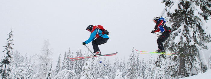 I Röde Baronens skidspår…