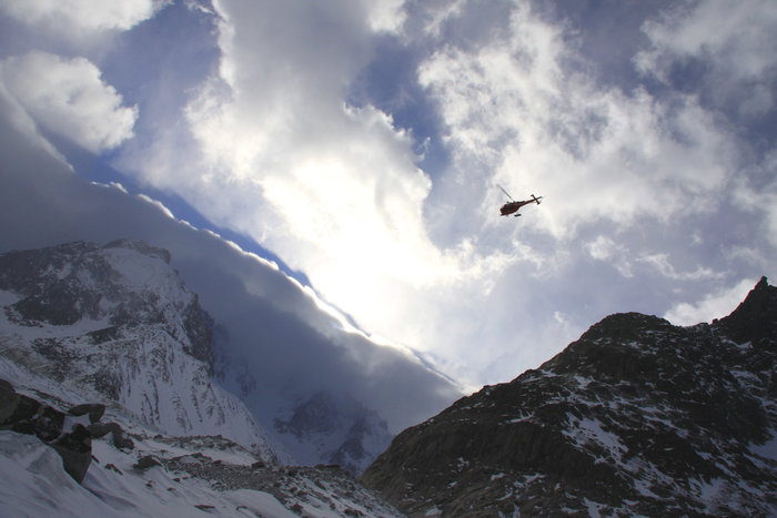 Ännu en uttryckning på Aiguille du Midi.