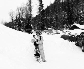 Schweizar-Stefan redo att hoppa in i helin.