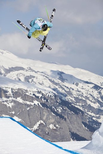 Tom Wallisch, tvåa i Laax.