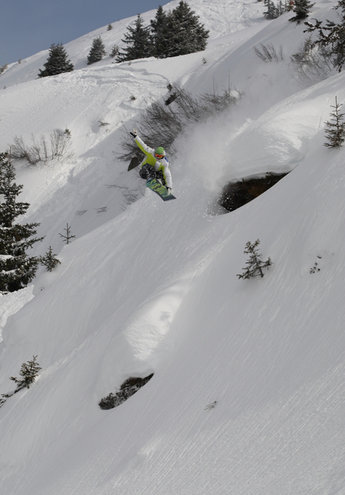 Sveti på väg nerför berget.