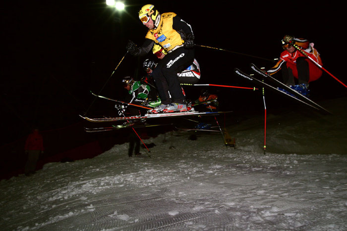 Lars Lewén tar luft.