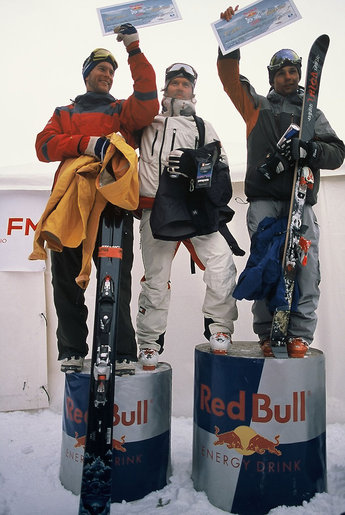 På prispallen: Tommy Sundström, Björn Lundström och Robin Kaleta.