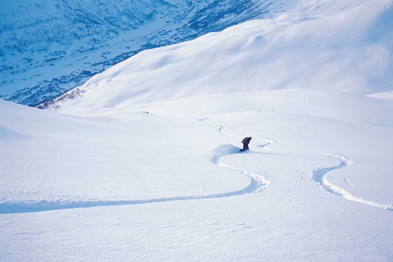 Emma Berg firar nyår i Blådalen.