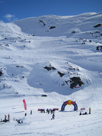 Vy över tävlingsfacet på 