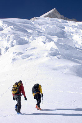 Fredrik och Jörgen vid Gasherbrum.