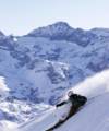Snö i italienska Monterosa