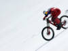 210 km/tim på snö och cykel