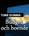 Tema Bumma: Budget och boende