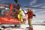 Med helikoptern som lift