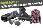 Prylnytt: från flygbiljett till 3D-kamera