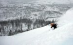 Säsongens första spår i Björnfjell