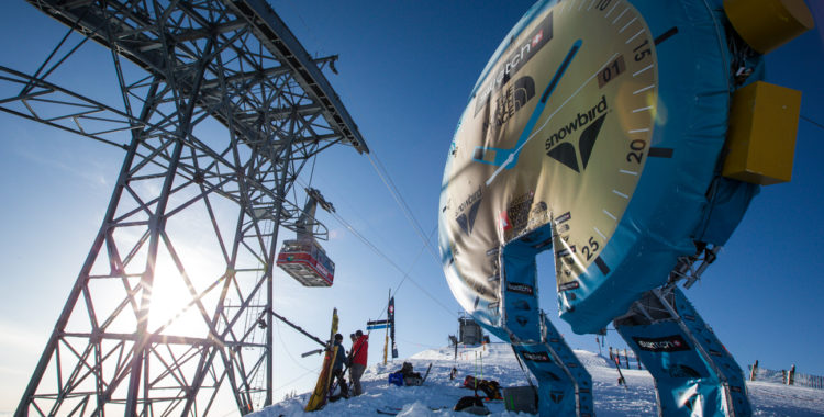 Den fjärde deltävlingen i Freeride World Tour kördes till slut på Silver Fox i Snowbird.