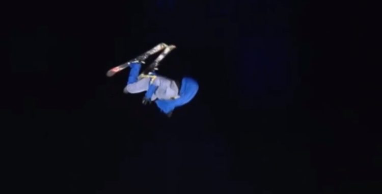 Batman-backflip i blindo.