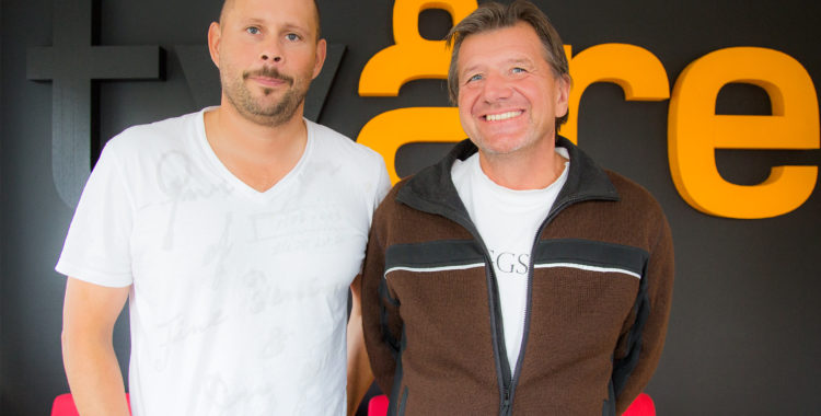 Fredrik Thulin och Tomas Åslund på TV Åre 