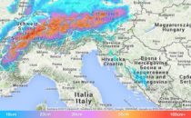 Snövarning och lavinfara i Alperna