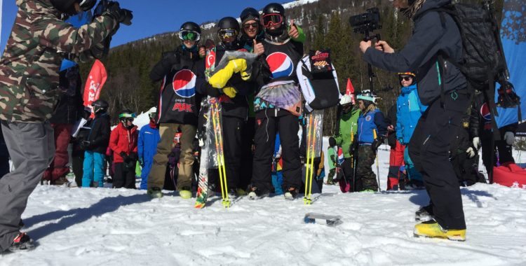 Prispallen i slopestyletävlingen
