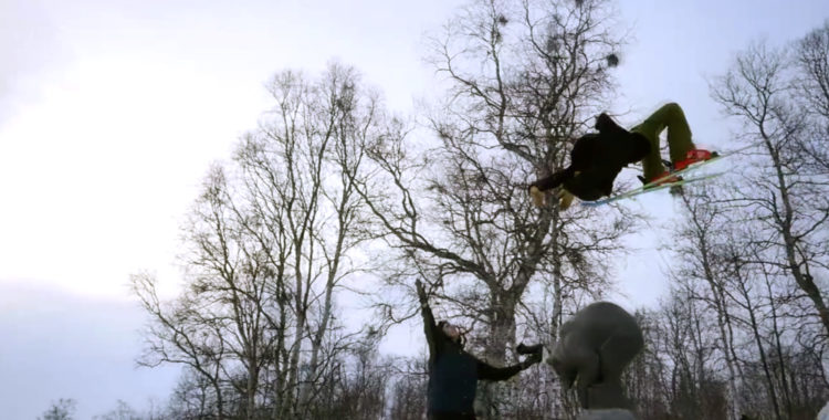 Joel Berggren. Först i världen med switch backflip high 5?