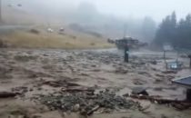 Jordskred i Argentinas största skidort