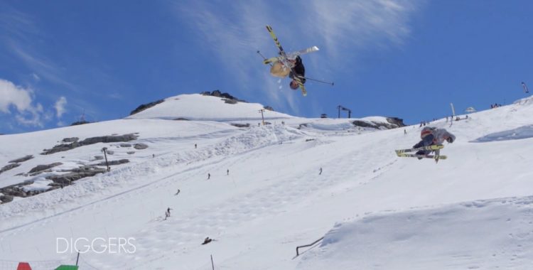 Diggers bland molnen i Whistler