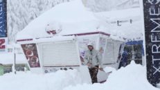 Snön finns i Argentina