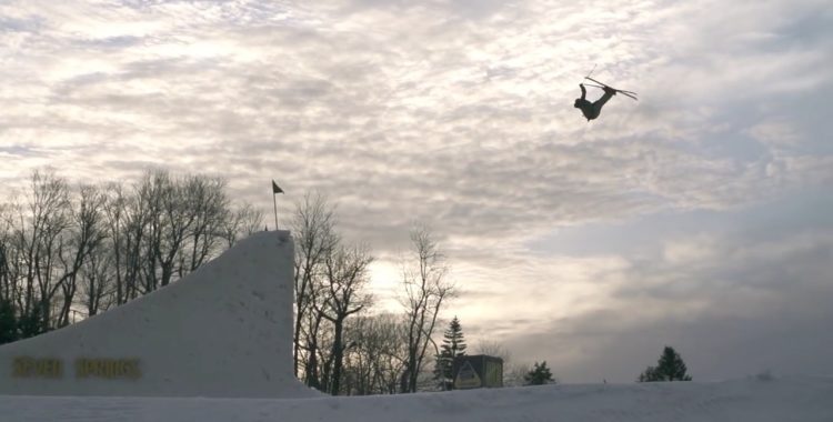 Nosegrabs bland molnen
