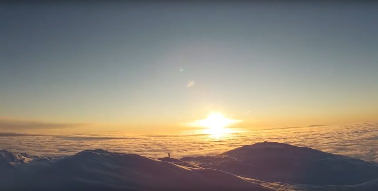 Rikard Westling var uppe på toppen med tuppen igår (söndag) 