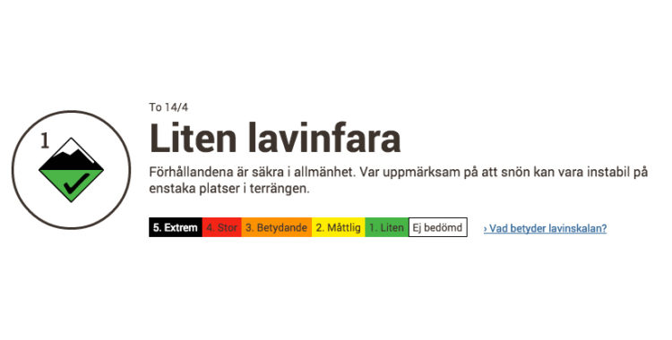 Hjälp till att utvärdera Sveriges lavinprognoser