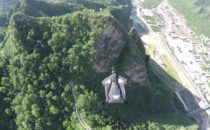 Wingsuit över kinesiska muren