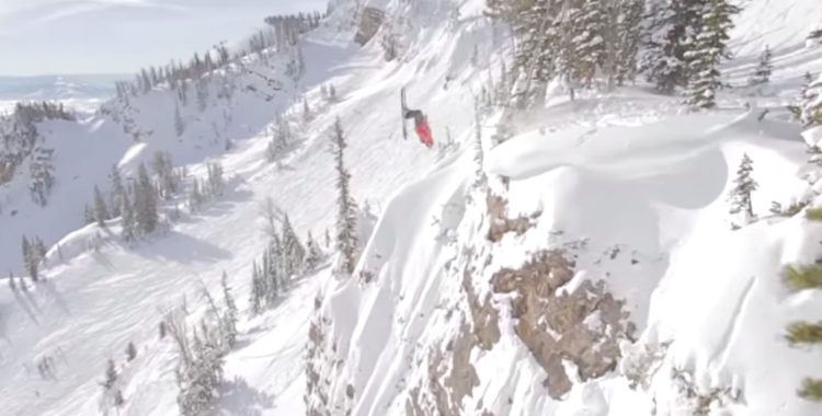 Sam Schwartz fångad uppochner mid air