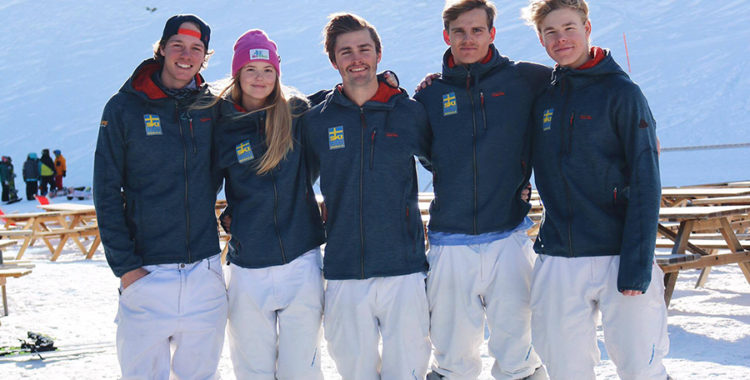 Anton Axellie, Clara Månsson, Ludvig Fjällström, Felix Elofsson och Walter Wallberg
