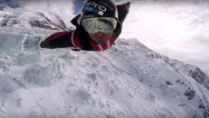 Wingsuit från Aiguille du Midi