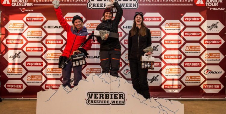 Trippelt svenskt på pallen dag två och tre i Verbier. 1. Linnéa Carlerbäck Johansson 2. Filippa Ring 3. Diana Deliv