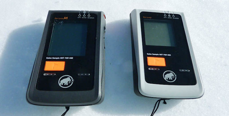 Mammut nya transceivers Barryvox S och Barryvox.