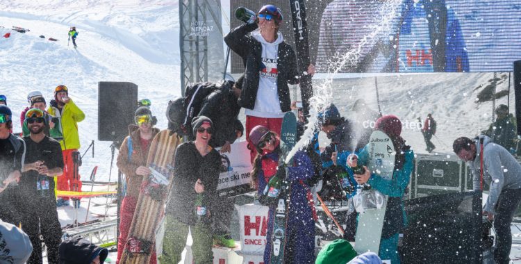 Skumpadusch för alla på pallen i Nendaz Freeride 2017