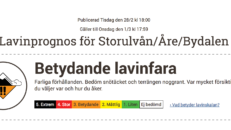 Stopp för lavinskala