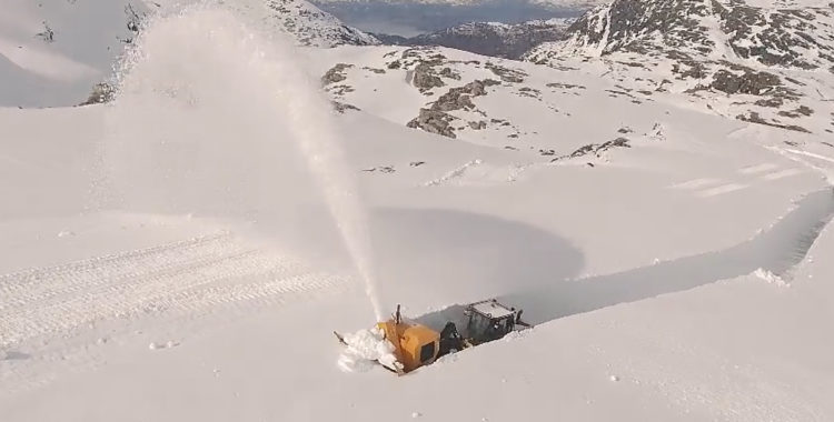 Fonna har snö.