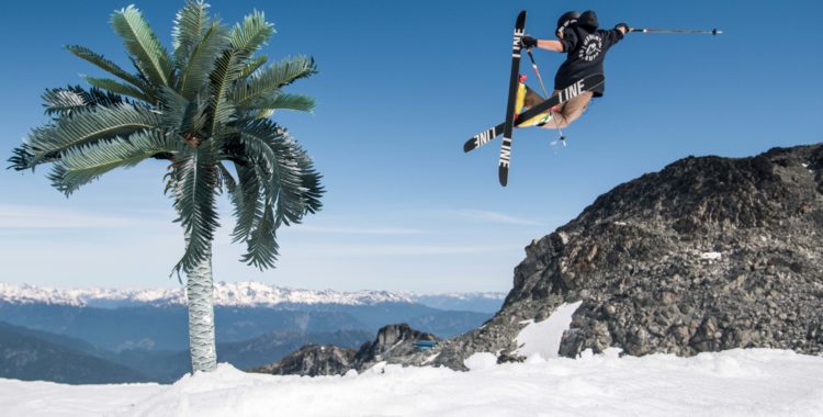 Action från Camp-deltagare på Blackcomb-glaciären i Whistler
