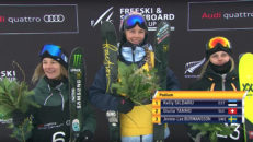 Jennie-Lee Burmansson vann brons i världscupsdebuten