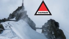 Säkerhetskontroll på Aiguille du Midi