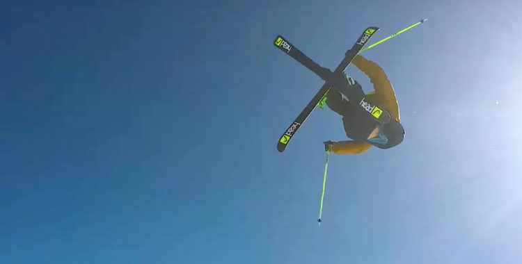 Tjäder & Wester har tränat trick i Saas-Fee. 