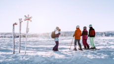 Vintrigt skidtest i Lindvallen