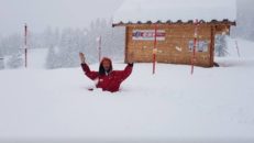 Upp till 270 cm nysnö i franska Alperna