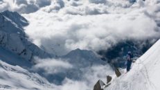 När Oscar Wester mötte Aiguille du Midis branter i Chamonix